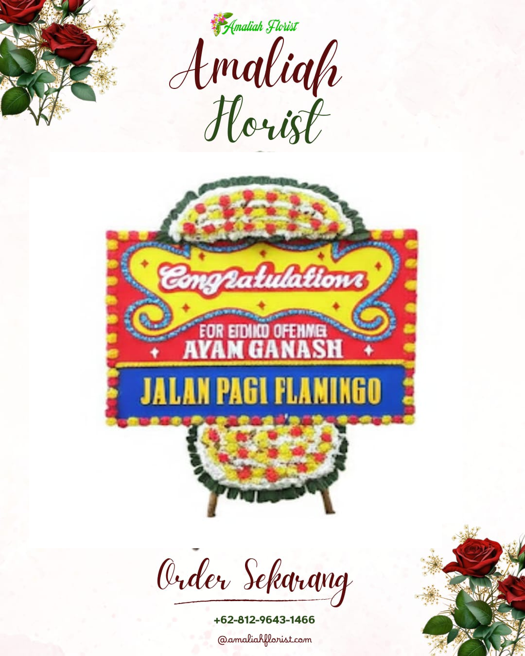 Sewa Papan Bunga Silo